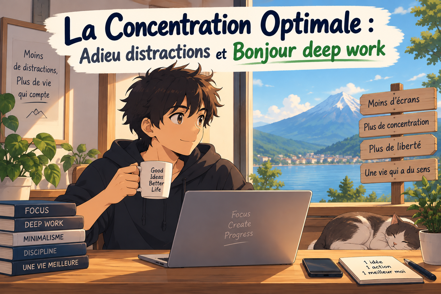 La Concentration Optimale : Adieu distractions et Bonjour deep work