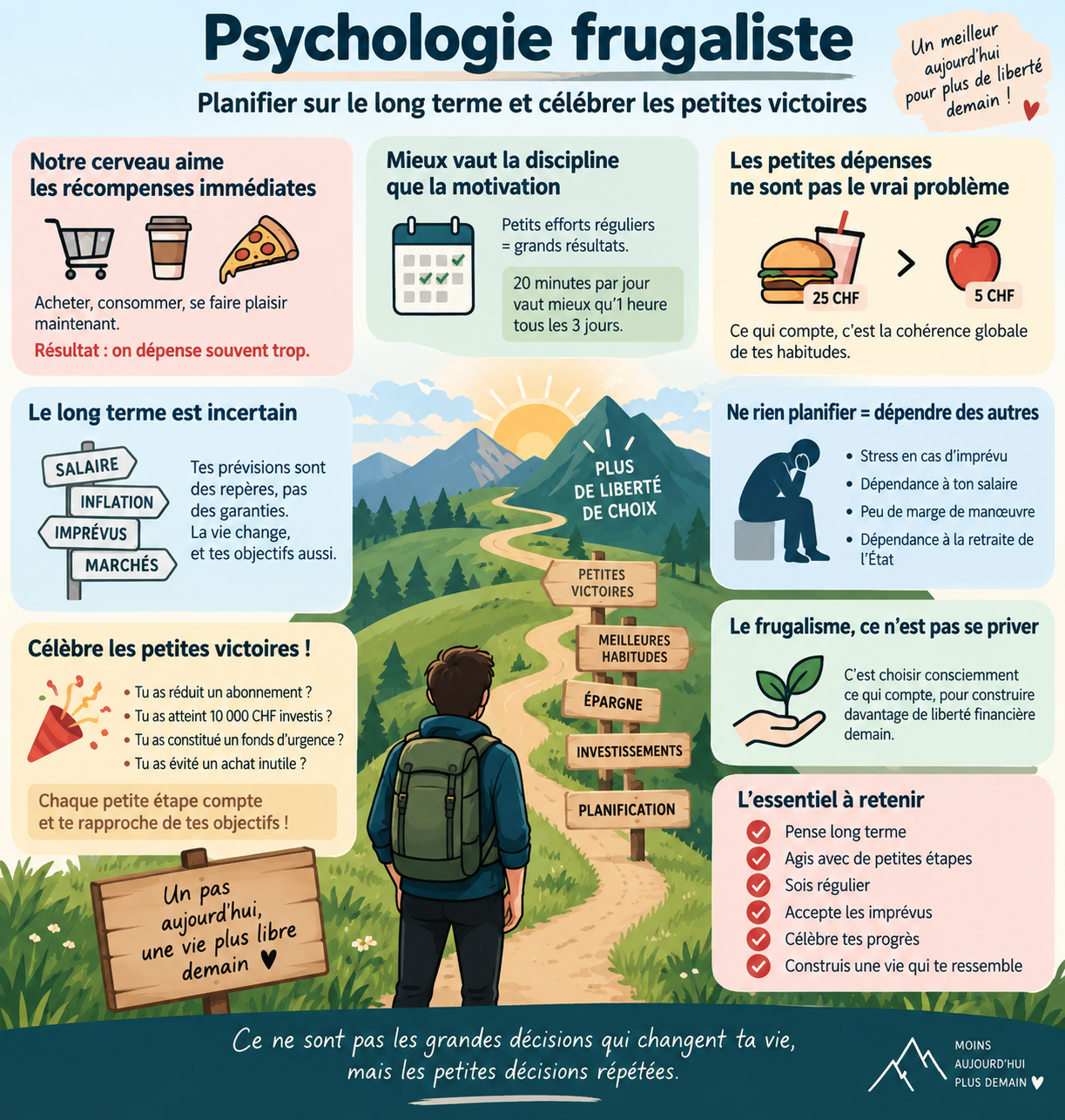 Psychologie Frugaliste: Planifier et Célébrer les Petites Victoires