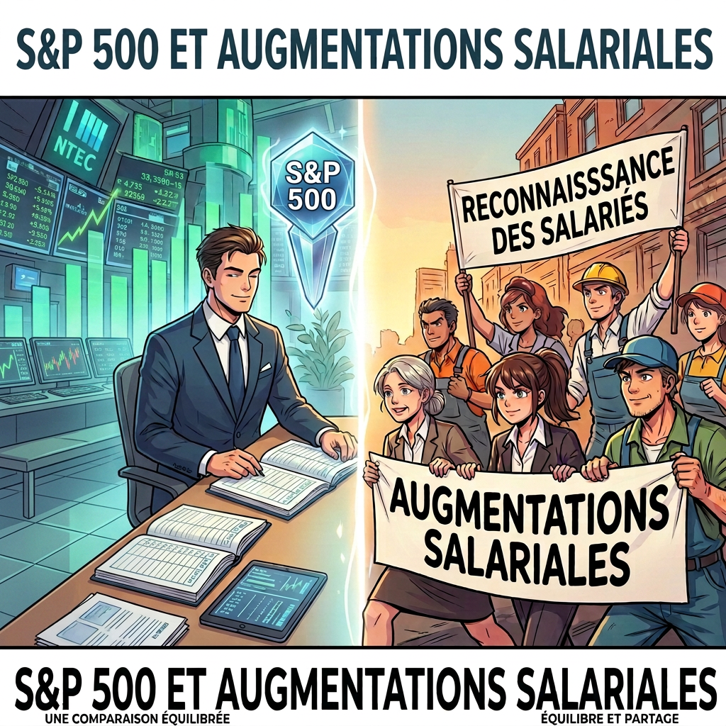 S&P500 vs Augmentations de Salaire : Qui Gagne Plus ?