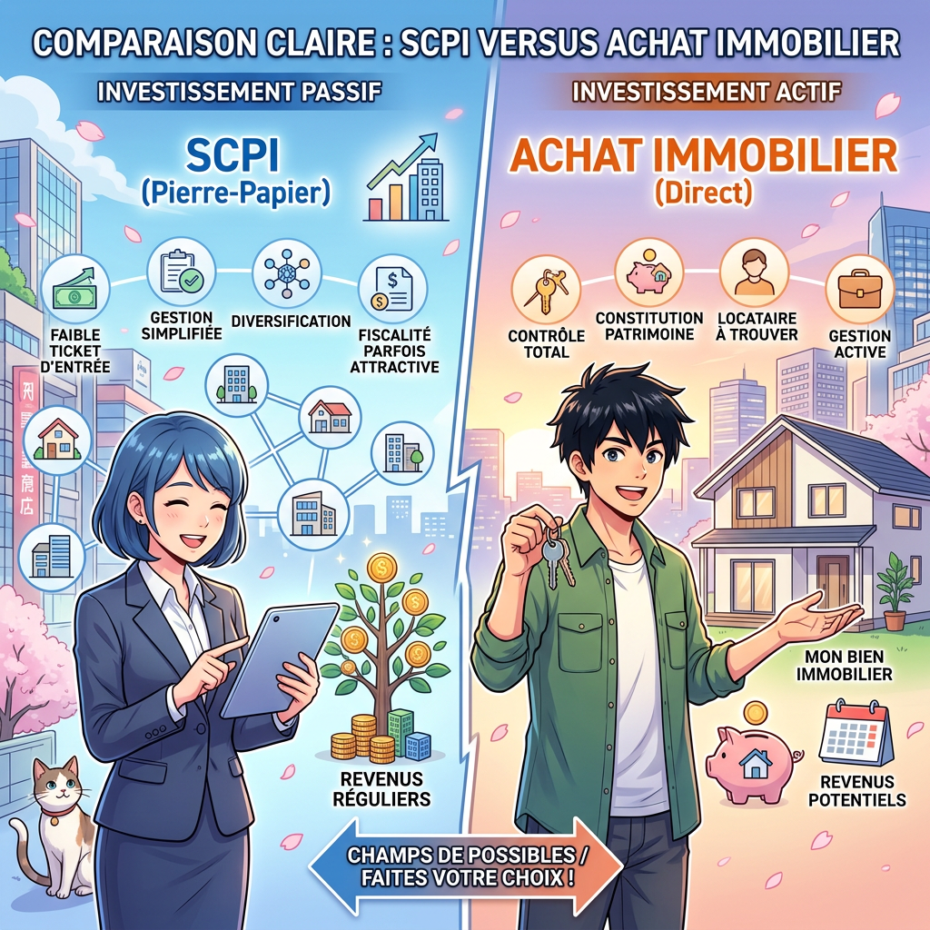 SCPI vs Achat Immobilier : Quel Est Le Meilleur Investissement?