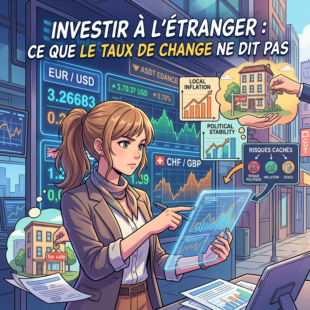Investir à l’étranger : ce que le taux de change ne dit pas