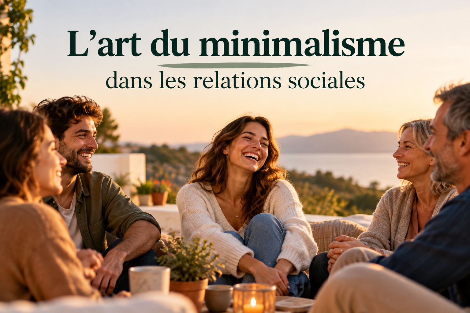 L’art du minimalisme dans les relations sociales